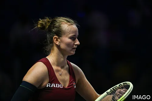Barbora Krejcikova en las Finales de la WTA