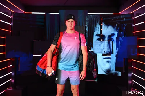 Joao Fonseca at the Next Gen Finals.