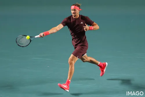 Alexander Zverev at the Australian Open 2025.