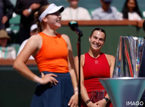 Aryna Sabalenka faltered at Indian Wells against Mirra Andreeva.