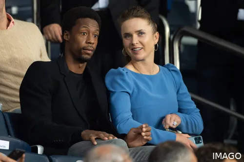 Elina Svitolina and her husband Gael Monfils