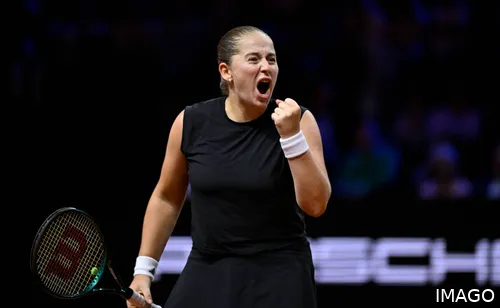 Jelena Ostapenko en Stuttgart.