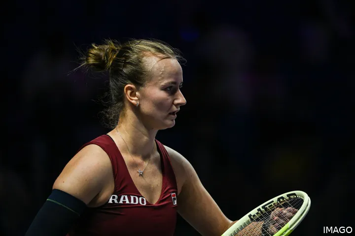 Barbora Krejcikova en las Finales de la WTA