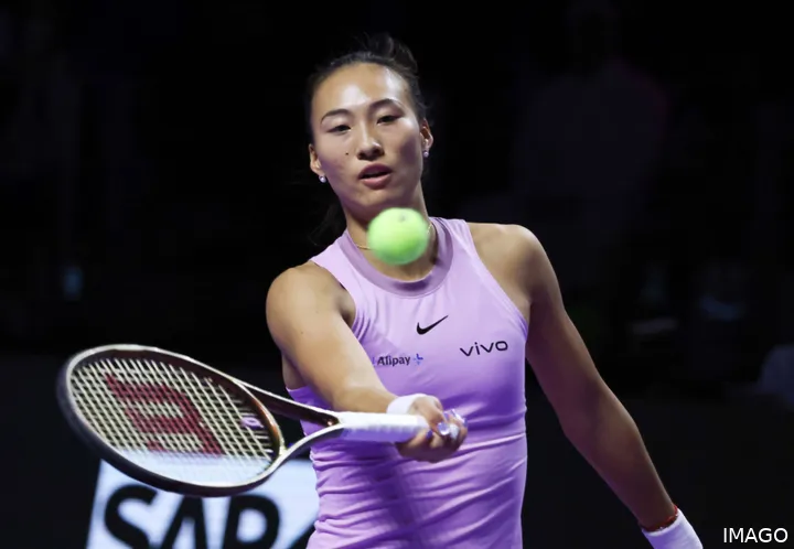 Zheng Qinwen quedó quinta en la encuesta.