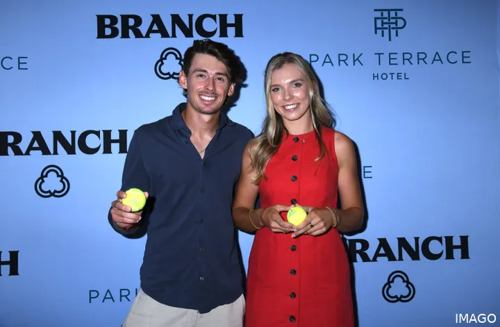 Alex de Minaur and Katie Boulter