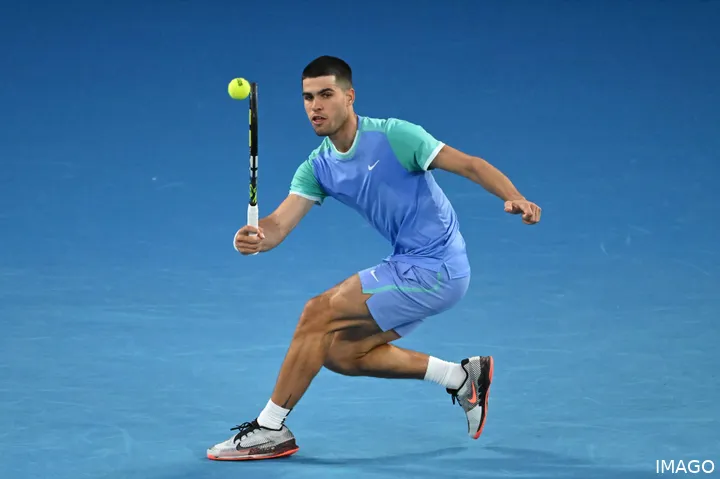 Carlos Alcaraz compitiendo&nbsp;