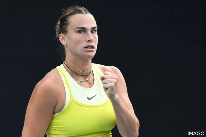 Aryna Sabalenka hit back immediately in the second set.