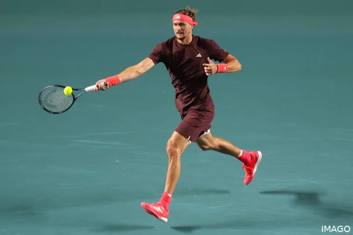 Alexander Zverev en el Open de Australia 2025.