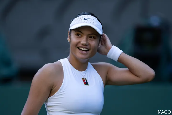 Emma Raducanu smiling