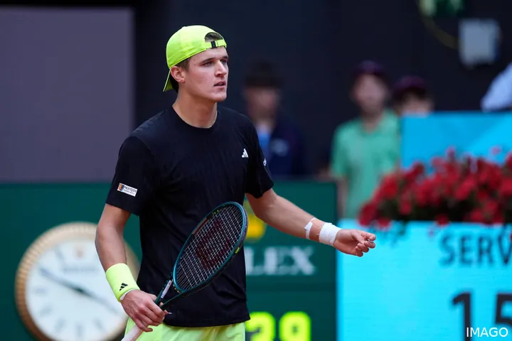 Sensación checa Jakub Mensik en Madrid.