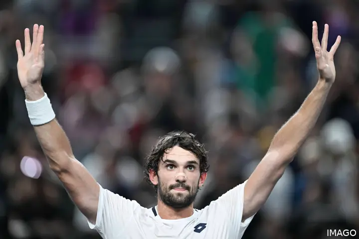 Vacherot at the 2025 Shanghai Masters.