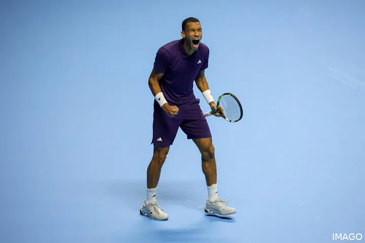 Felix Auger-Aliassime en las ATP Finals 2025.
