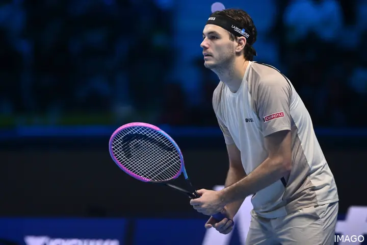 Taylor Fritz fully concentrating on the prize in the 2025 ATP Finals