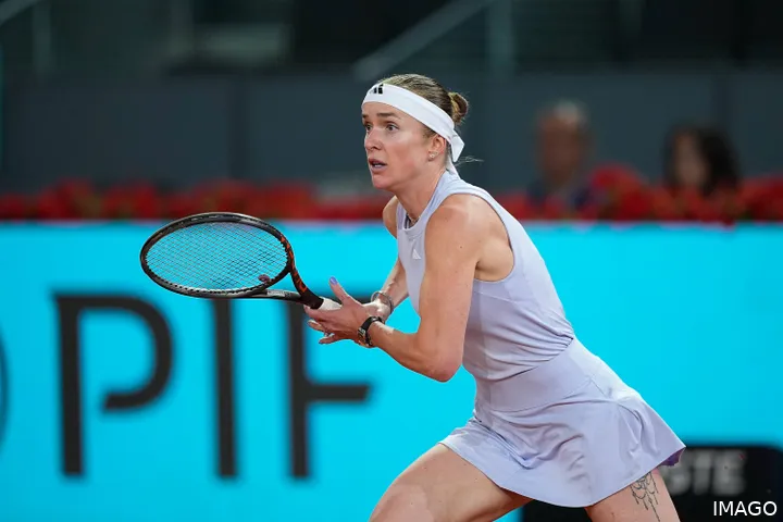 Elina Svitolina beim Madrid Open im Einsatz