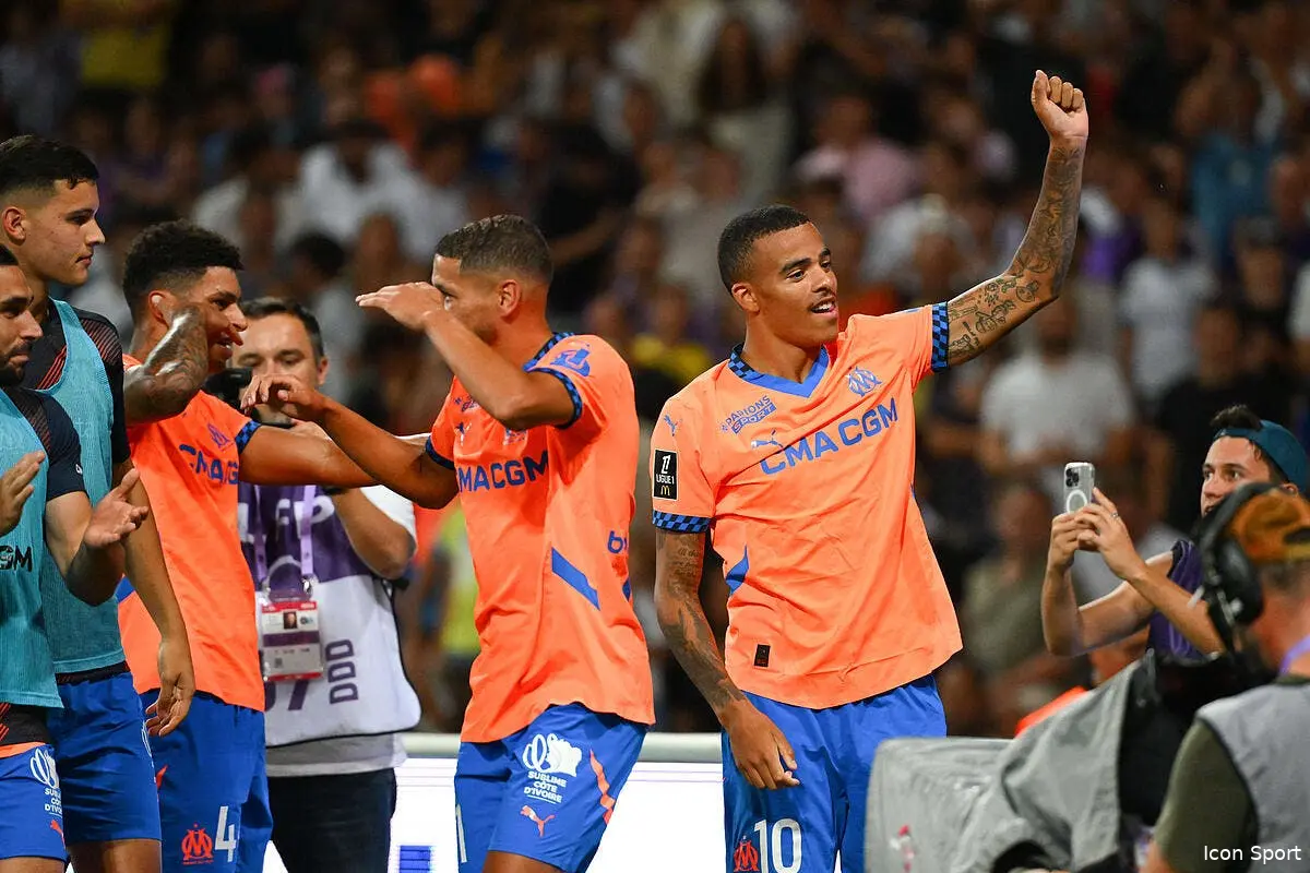 Avec 5 buts, Mason Greenwood entre dans l'histoire de l'OM