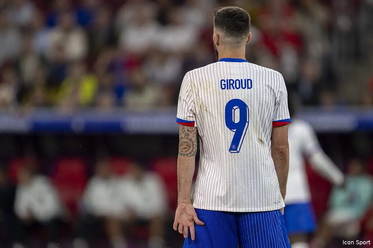 EdF : Giroud blessé à l’adducteur et forfait à l’entrainement