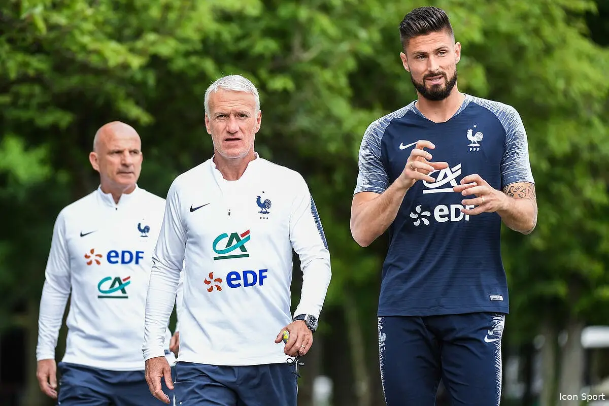 giroud et deschamps les croustillants details sur leur discussion icon dib 250518 12 80 351125