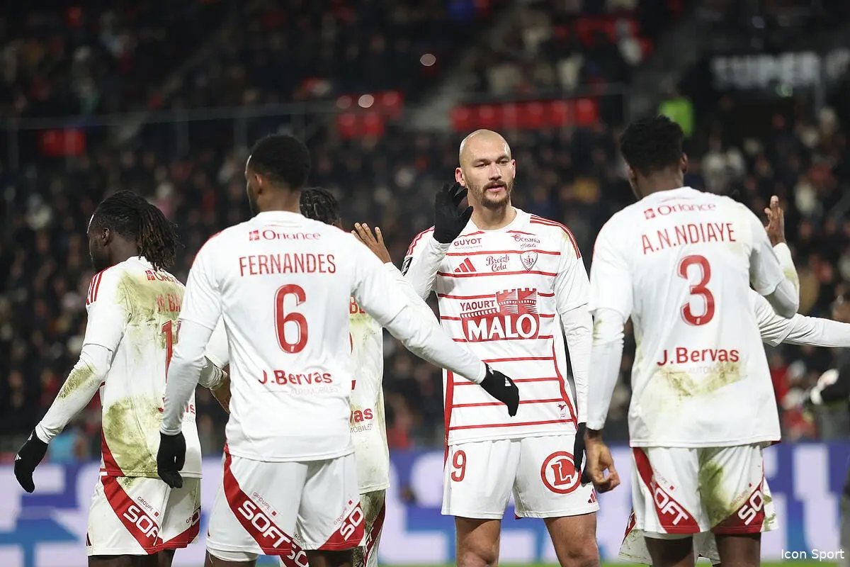 L1 : Brest enfonce Rennes pour entrer dans le top 8