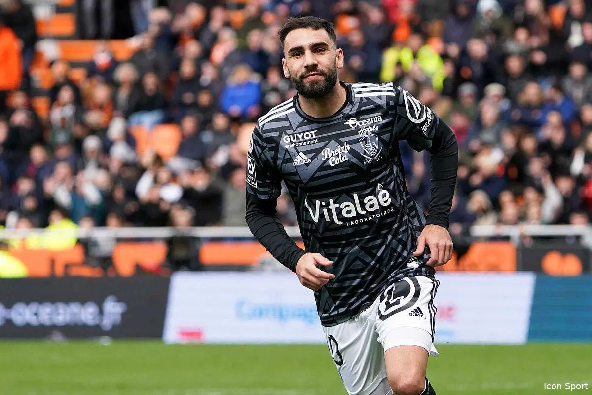 L1 : Del Castillo offre la deuxième place à Brest