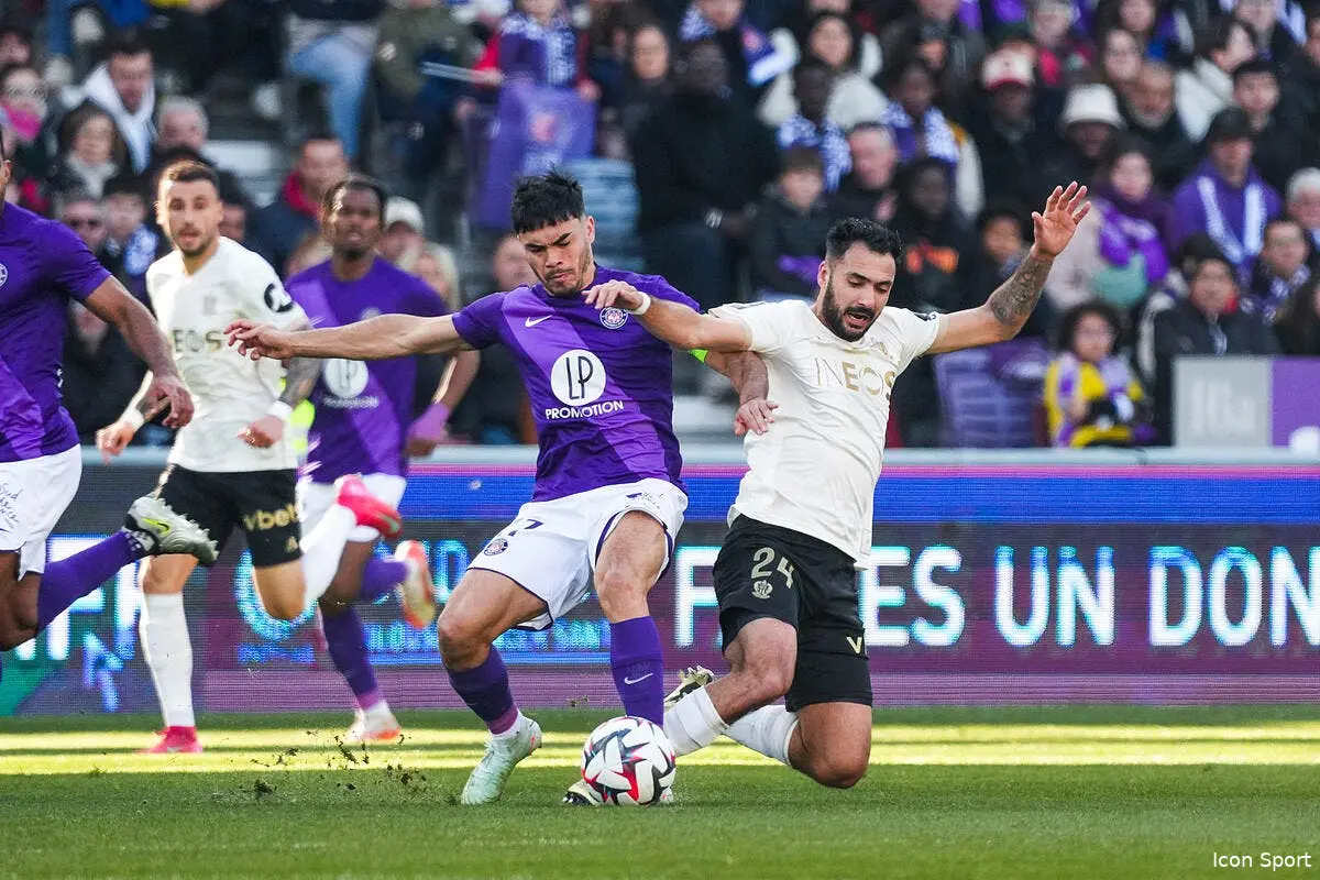 L1 : Nice lâche deux points précieux à Toulouse