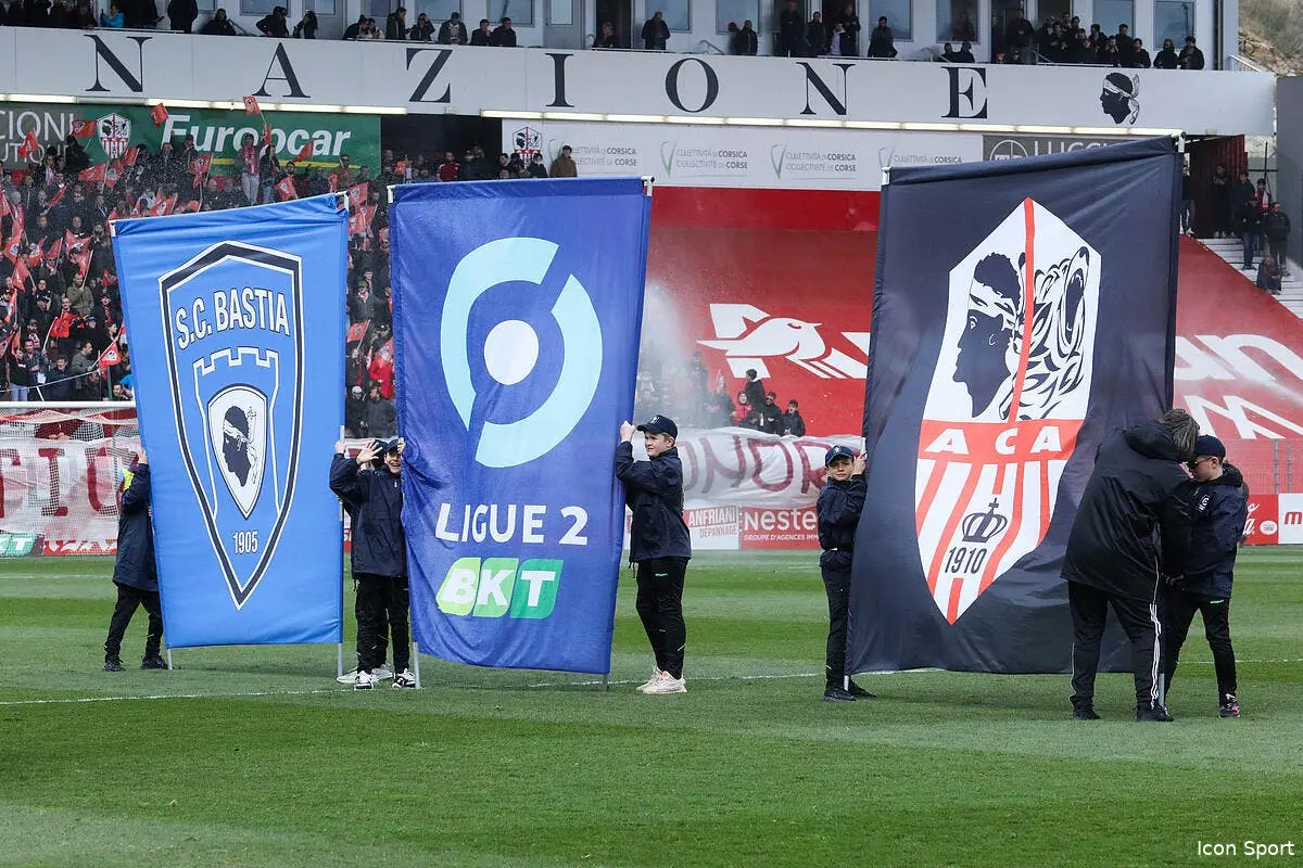 L2 : Bastia rétrogradé à titre conservatoire par la DNCG