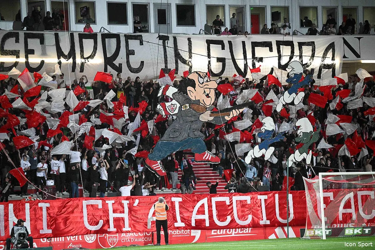 L2 : Le derby corse interrompu après des incidents entre supporters