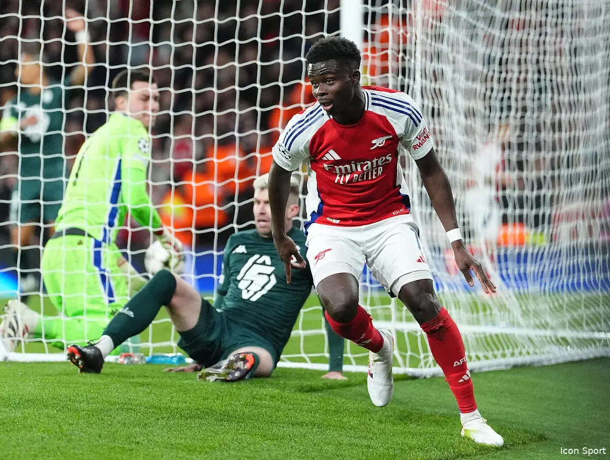 ldc saka et arsenal punissent un monaco maladroit iconsport 246924 0013 385219