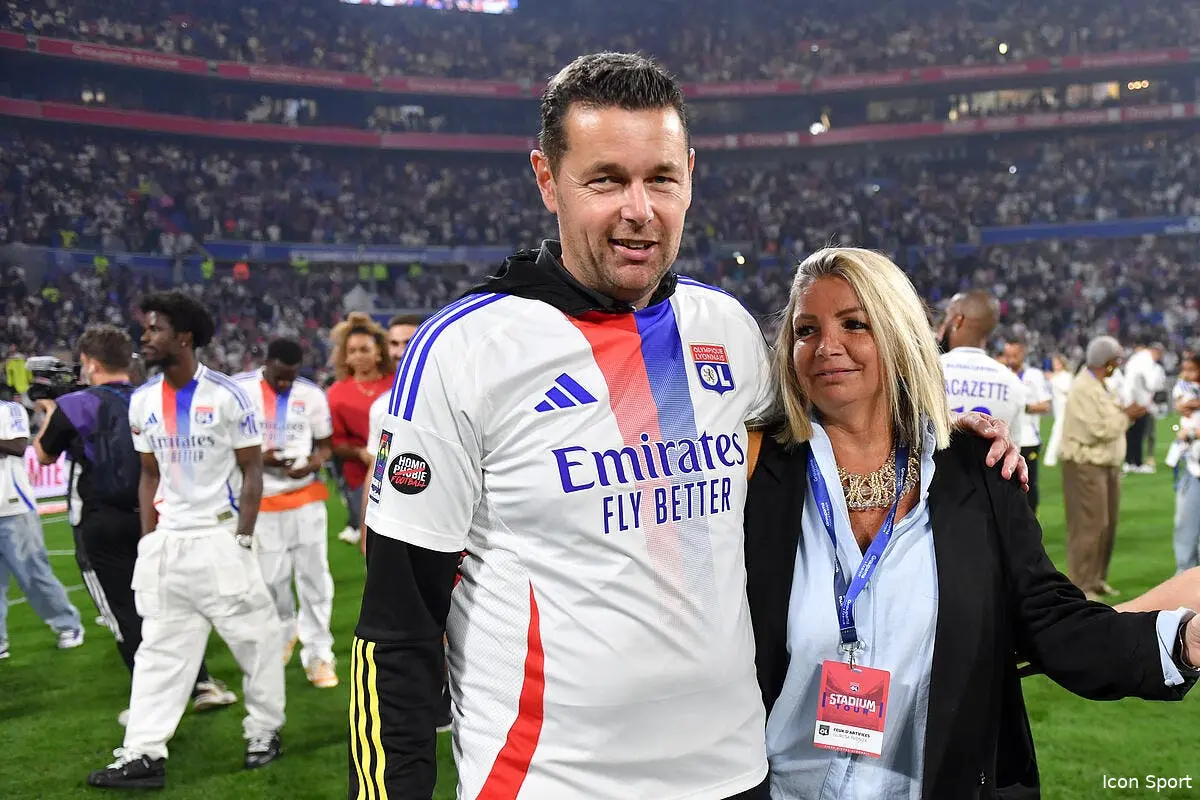 Le groupe de l'OL au complet pour la finale