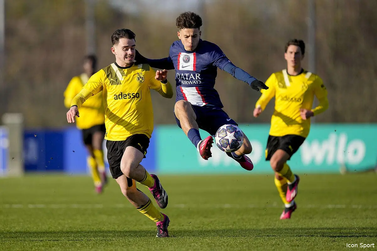 le psg chute d entree face a dortmund en youth league icon 001 bvbpsg20230228 a ag10415 365675
