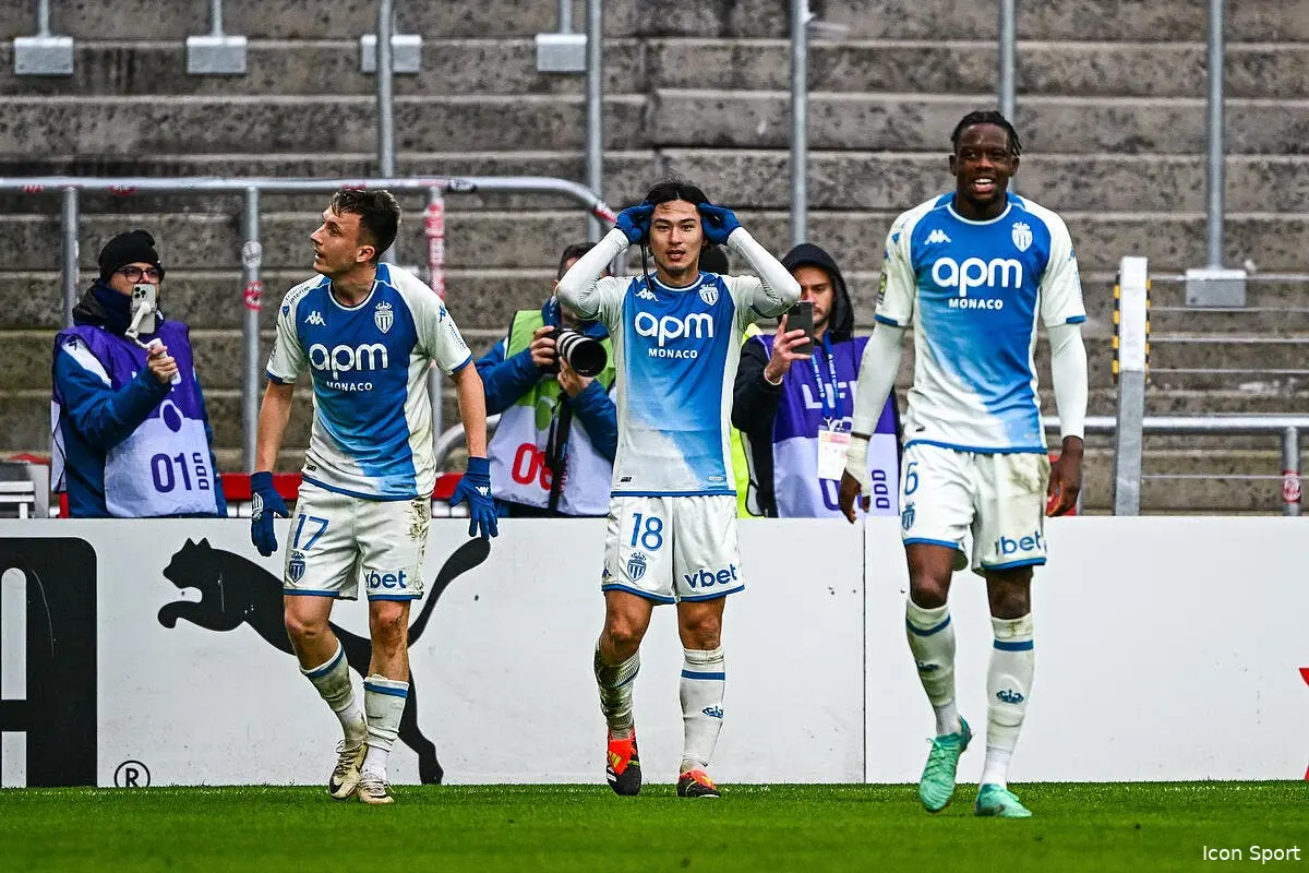 Monaco s'offre le RC Lens dans un match bouillant