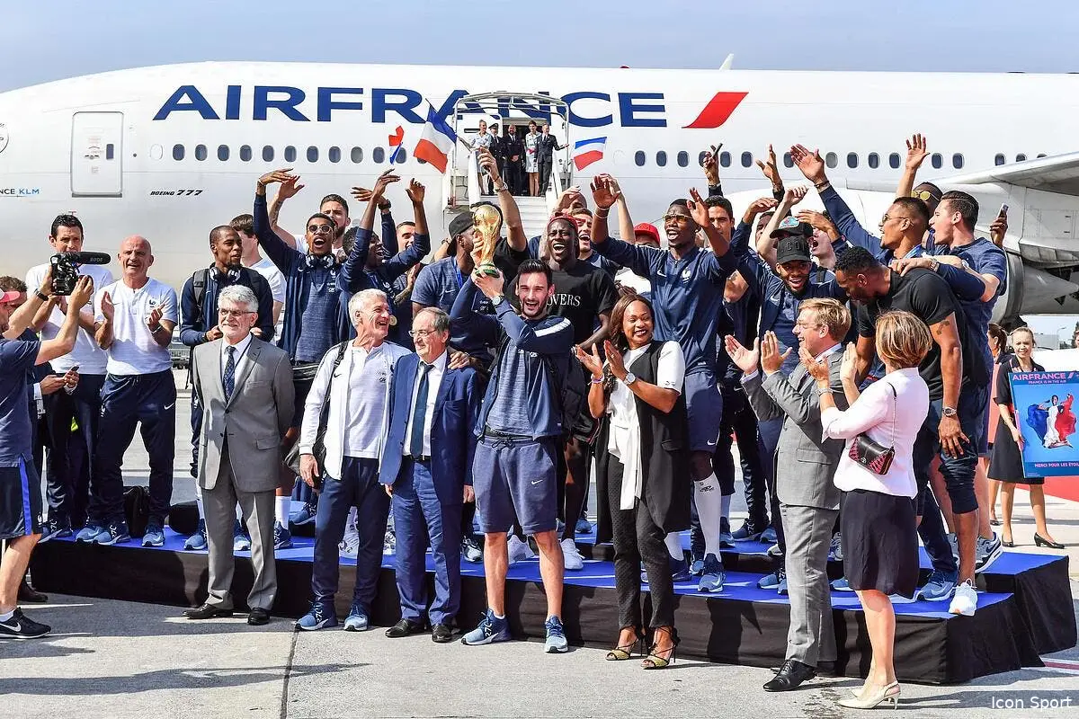 Paris-Bruxelles en avion, l'équipe de France a une excuse