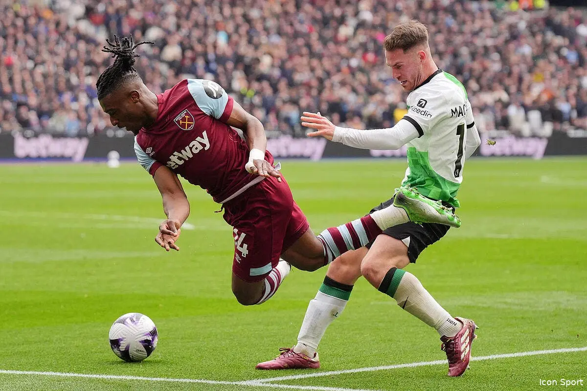 PL : Liverpool dit adieu au titre du côté de West Ham