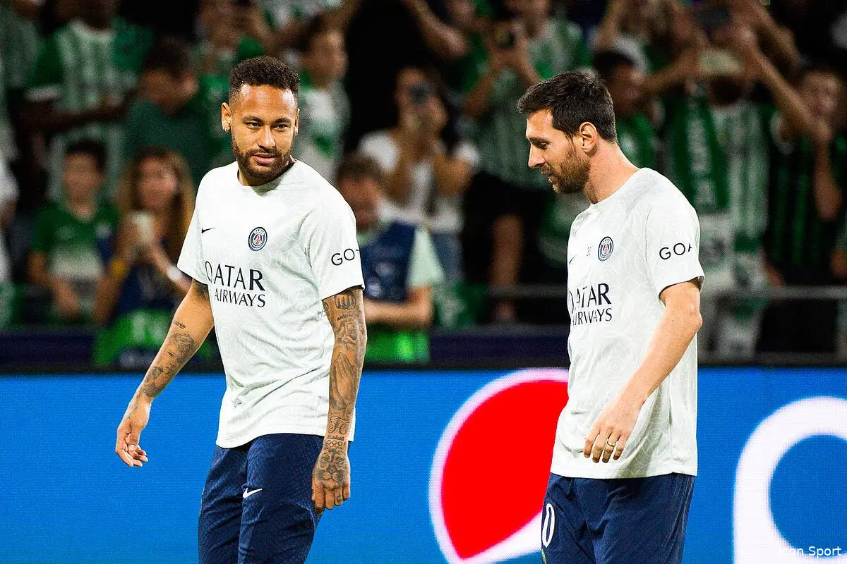 psg neymar ou messi sacrifie galtier dos au mur icon ber 1866 350557