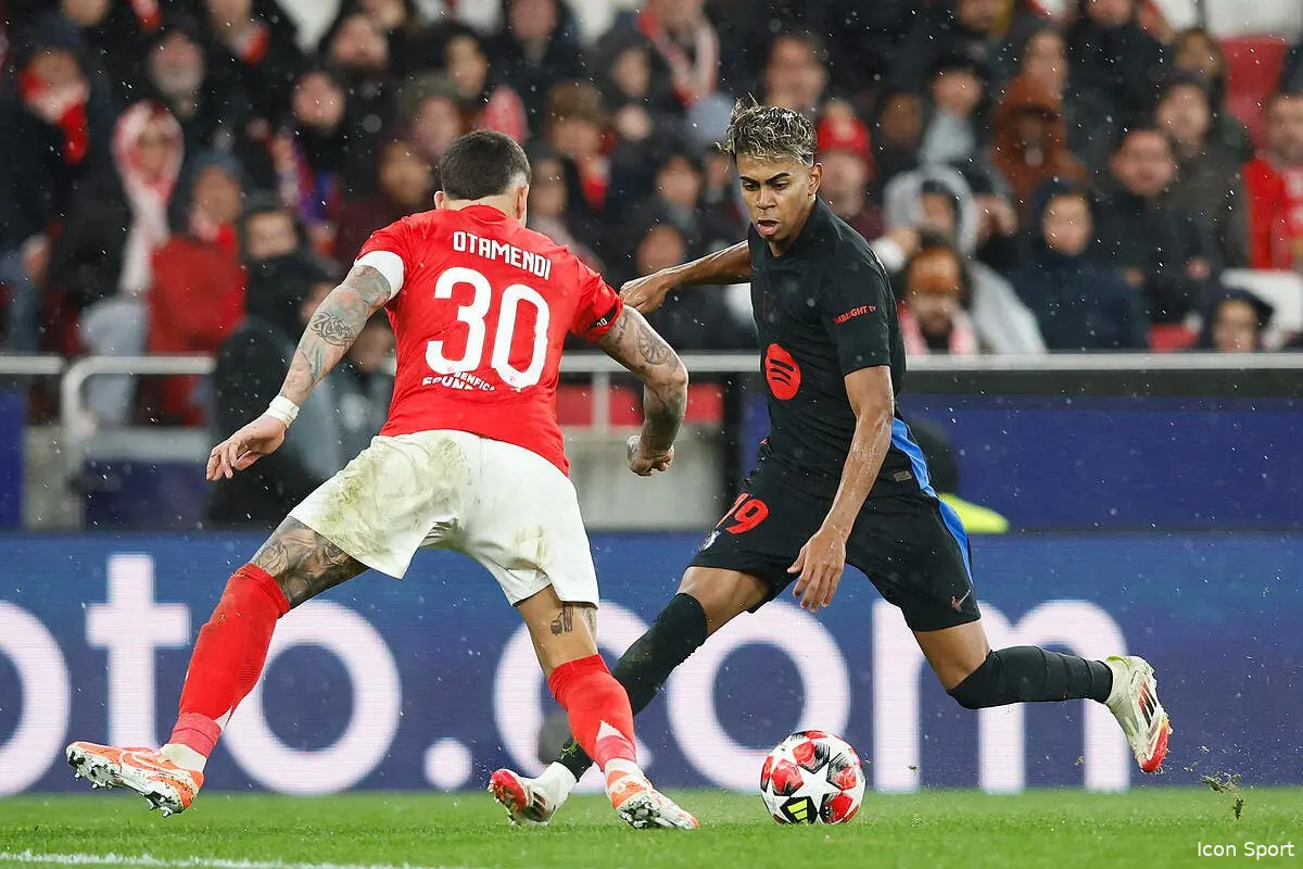 benfica barcelone les compos 21h sur canal foot iconsport 250089 0081 389383