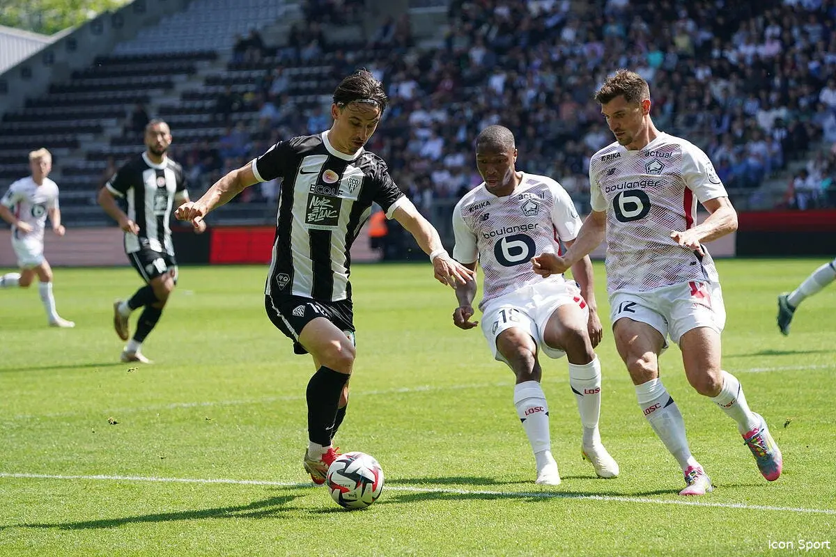 L1 : Vainqueur à Angers, le LOSC nouveau dauphin du PSG