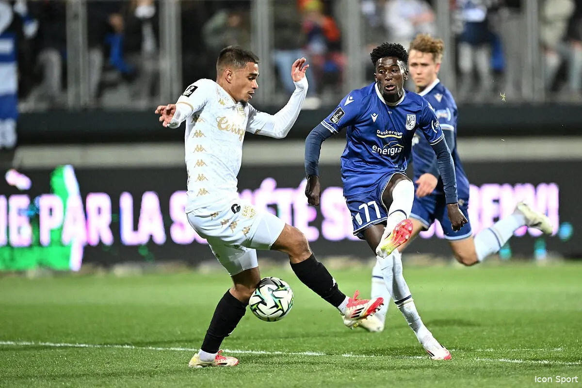 L2 : Dunkerque gagne une victoire précieuse contre Guingamp
