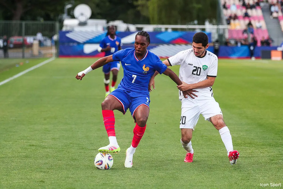 Les Espoirs français s'imposant une semaine avant l'Euro