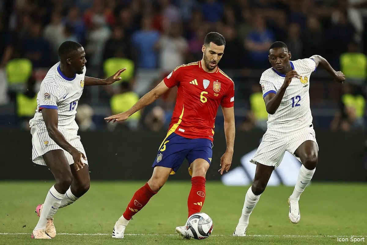 Les notes de France-Espagne : Incroyable Cherki, catastrophique Konaté
