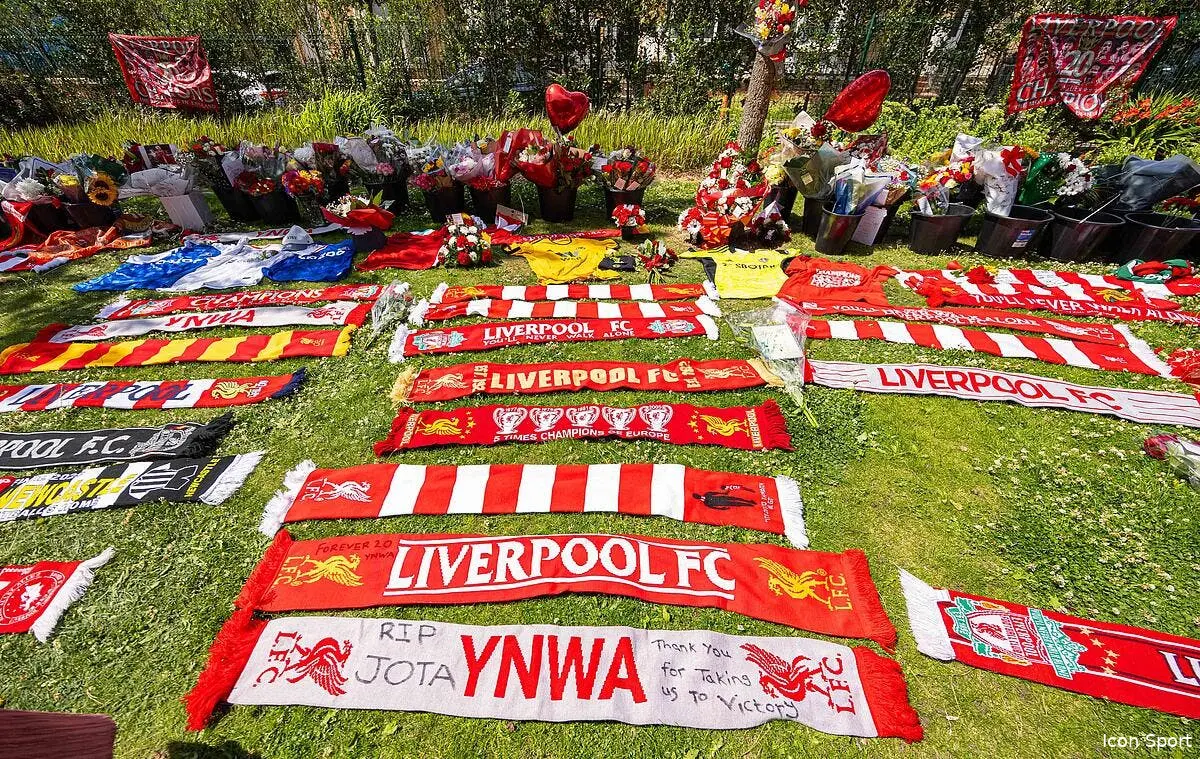 Liverpool retire le numéro 20 de Diogo Jota