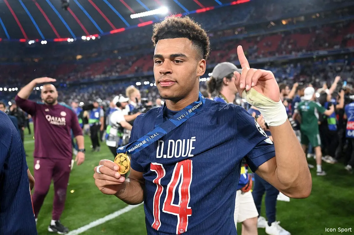 PSG : L'Equipe met une note légendaire à Désiré Doué