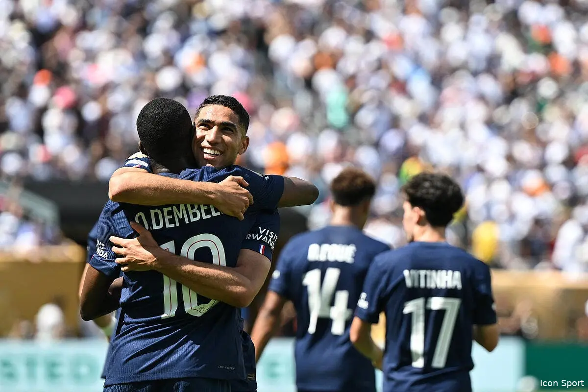 PSG : Hakimi vote pour Dembélé selon RMC