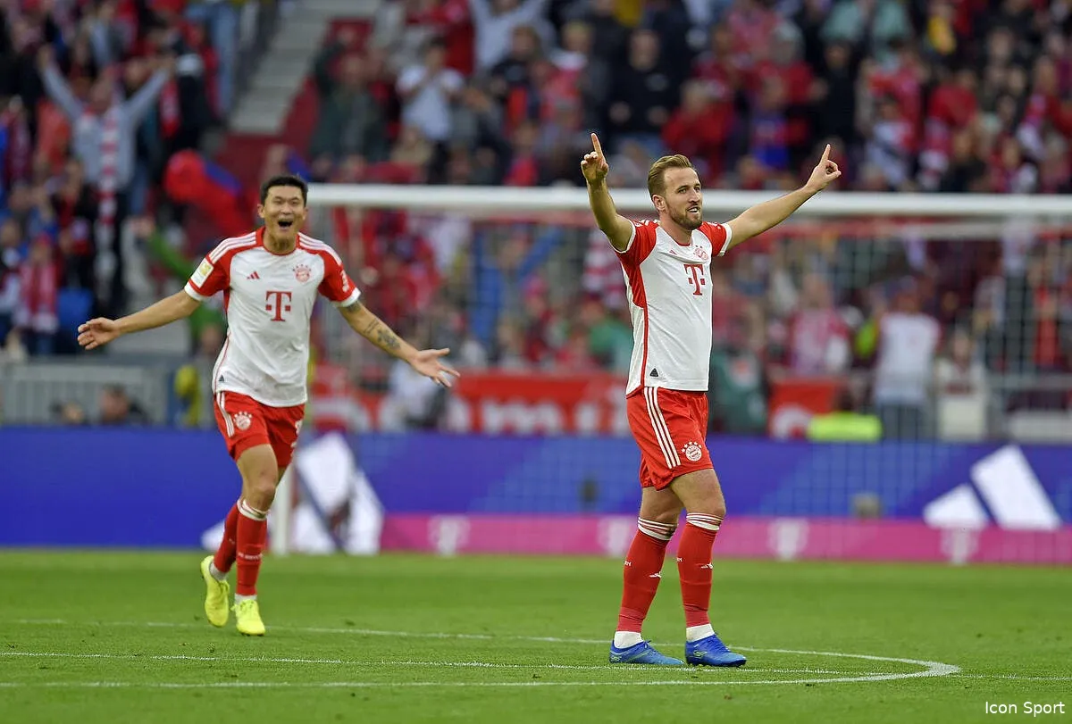 10 contre 9 8 a 0 un but mythique de kane le bayern s eclate icon mis281023rf44 367249