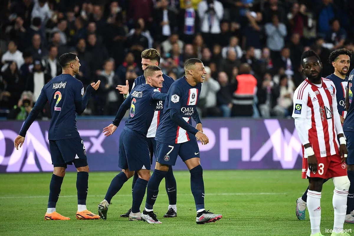 ajaccio explose le psg sur la voie du titre icon cas 1193 360366