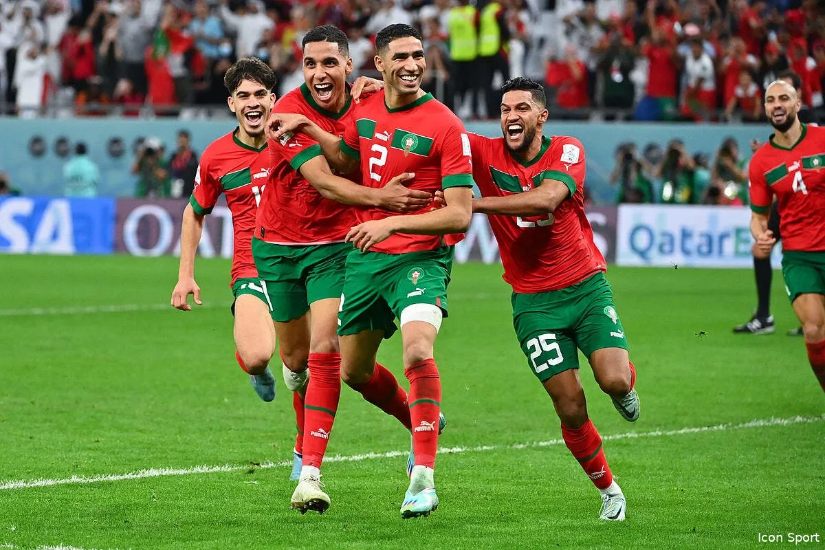 cdm le maroc se met a rever apres sa victoire contre l espagne icon dib 061222 10 41 354382