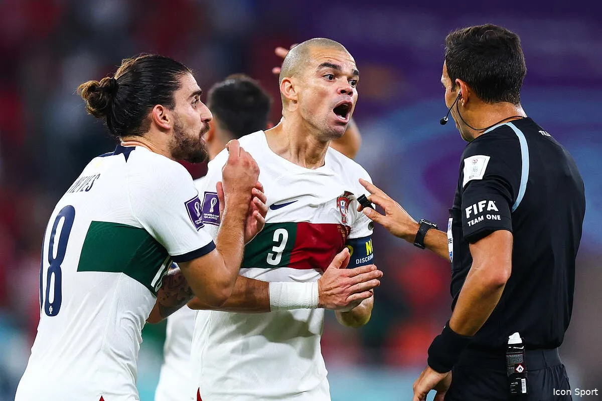 defait par le maroc le portugal de pepe en veut a l arbitre et messi icon 221210 99 854861 dpai 354534