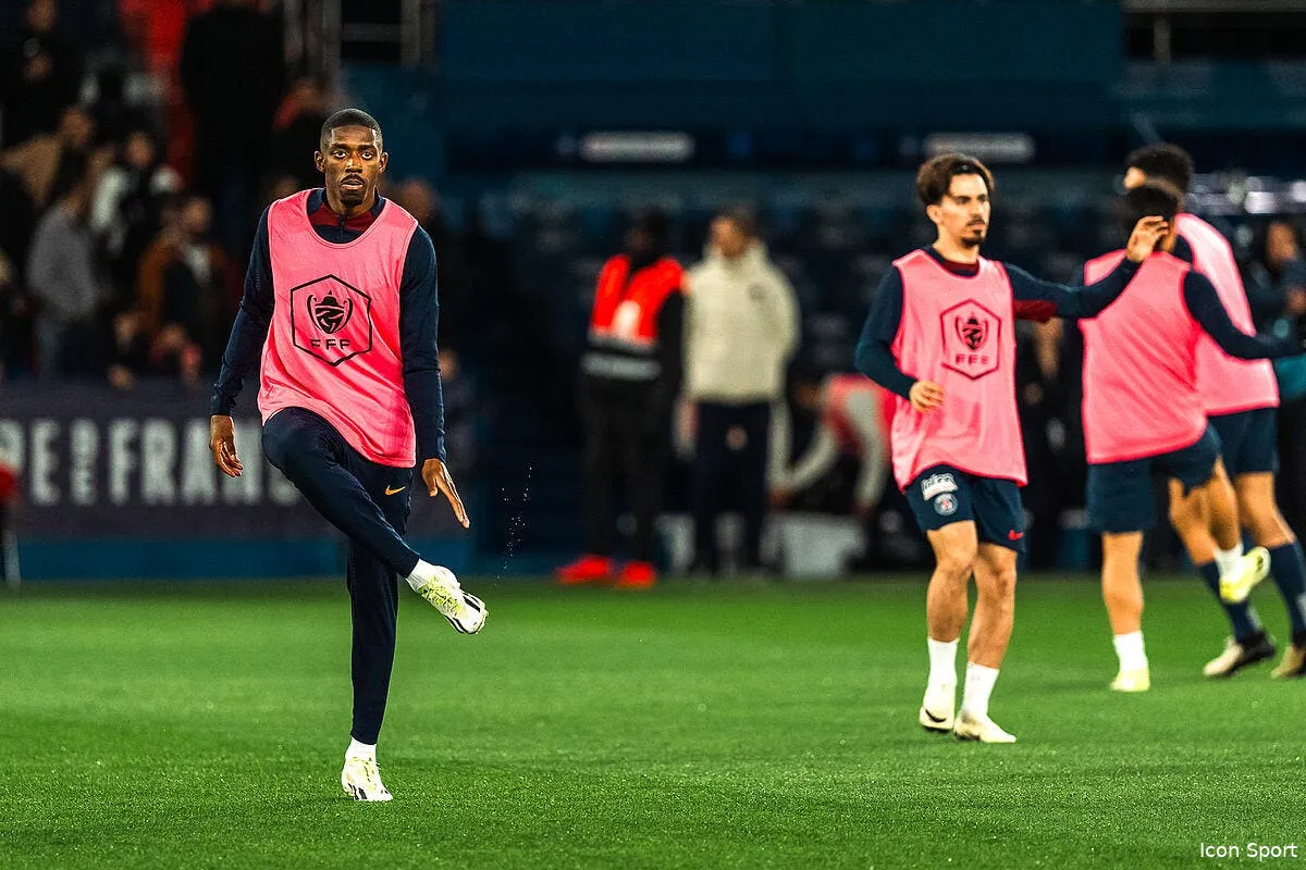 dembele blesse a l oreille le psg appelle le samu iconsport 197971 0386 373340