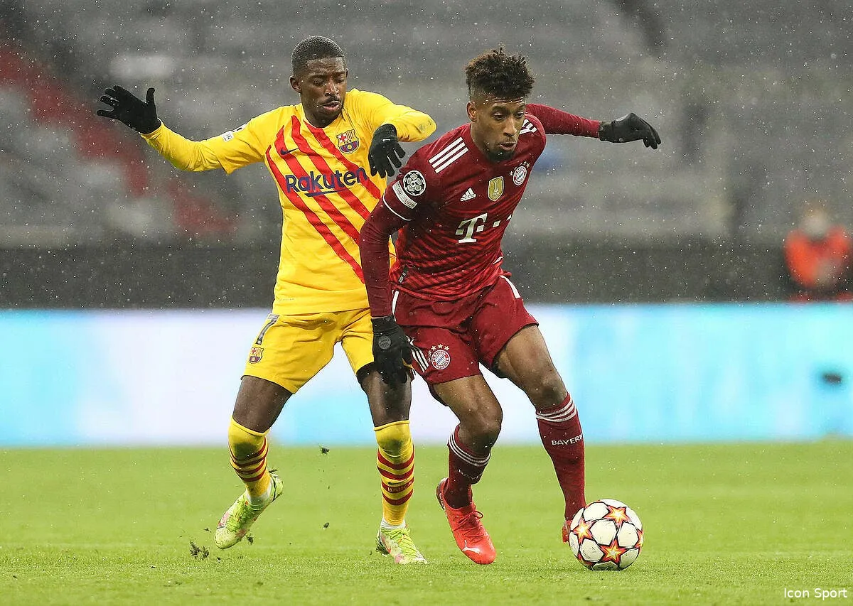 dembele pour coman la strategie du bayern munich icon 011710 0012 330193