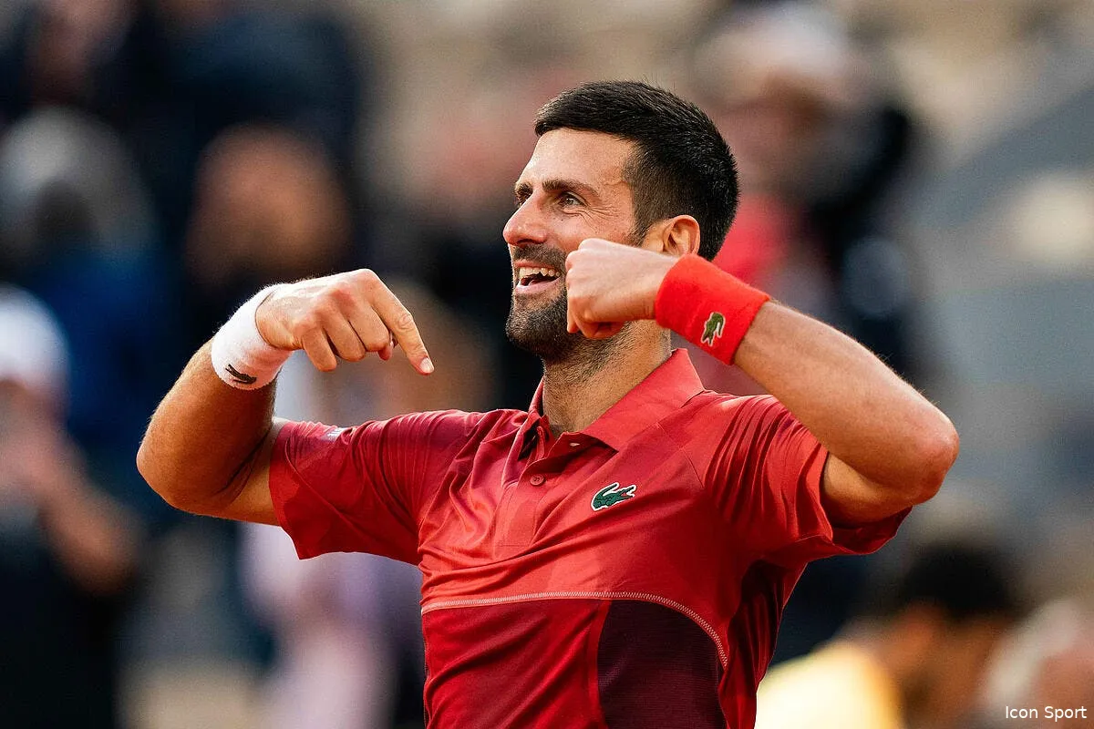 djokovic assome riolo en plein roland garros iconsport 230826 0419 376804