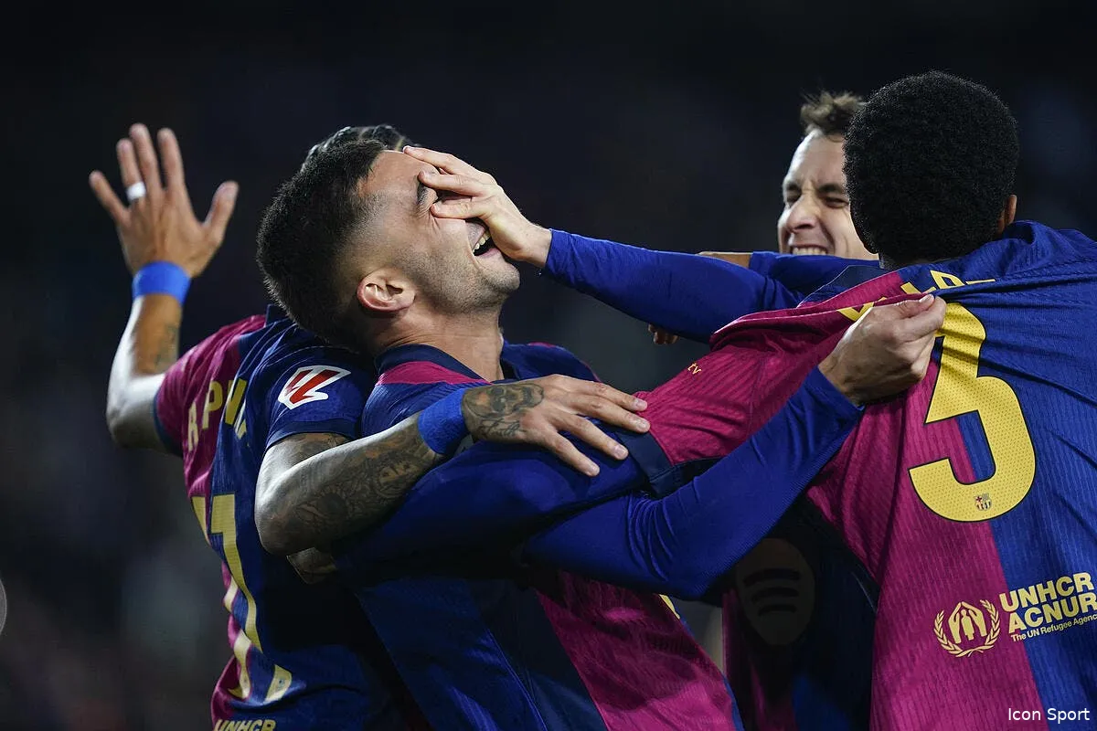 ferran torres colle un triple le barca deroule iconsport 250589 0012 388088