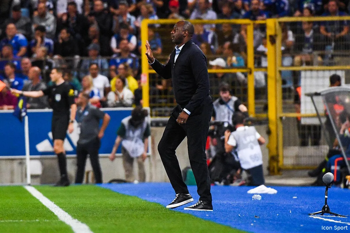 l om en difficulte strasbourg mise tout sur l attaque vieira 11 368325